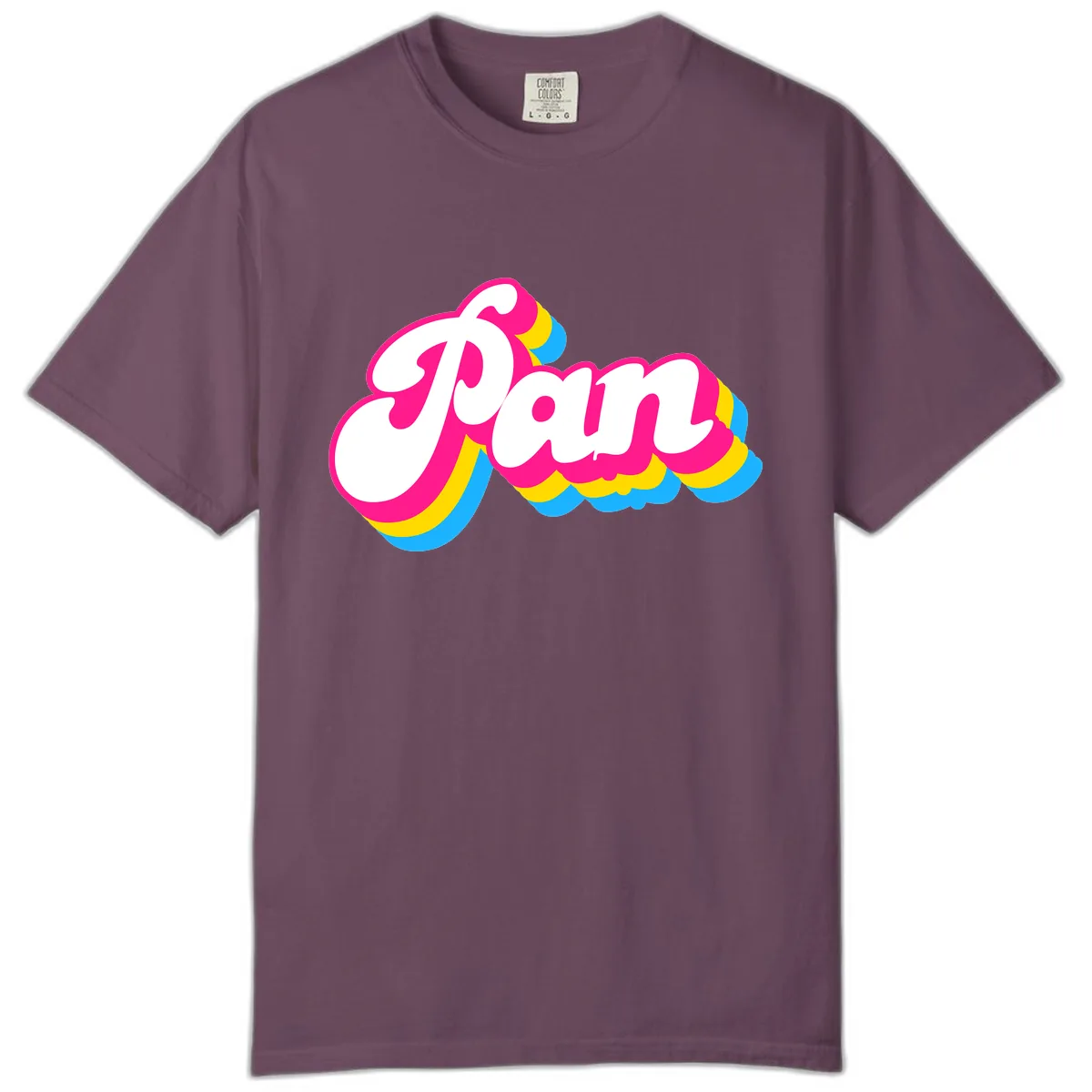 Pam Retro Pop Art Design Comfort Color in Berry
