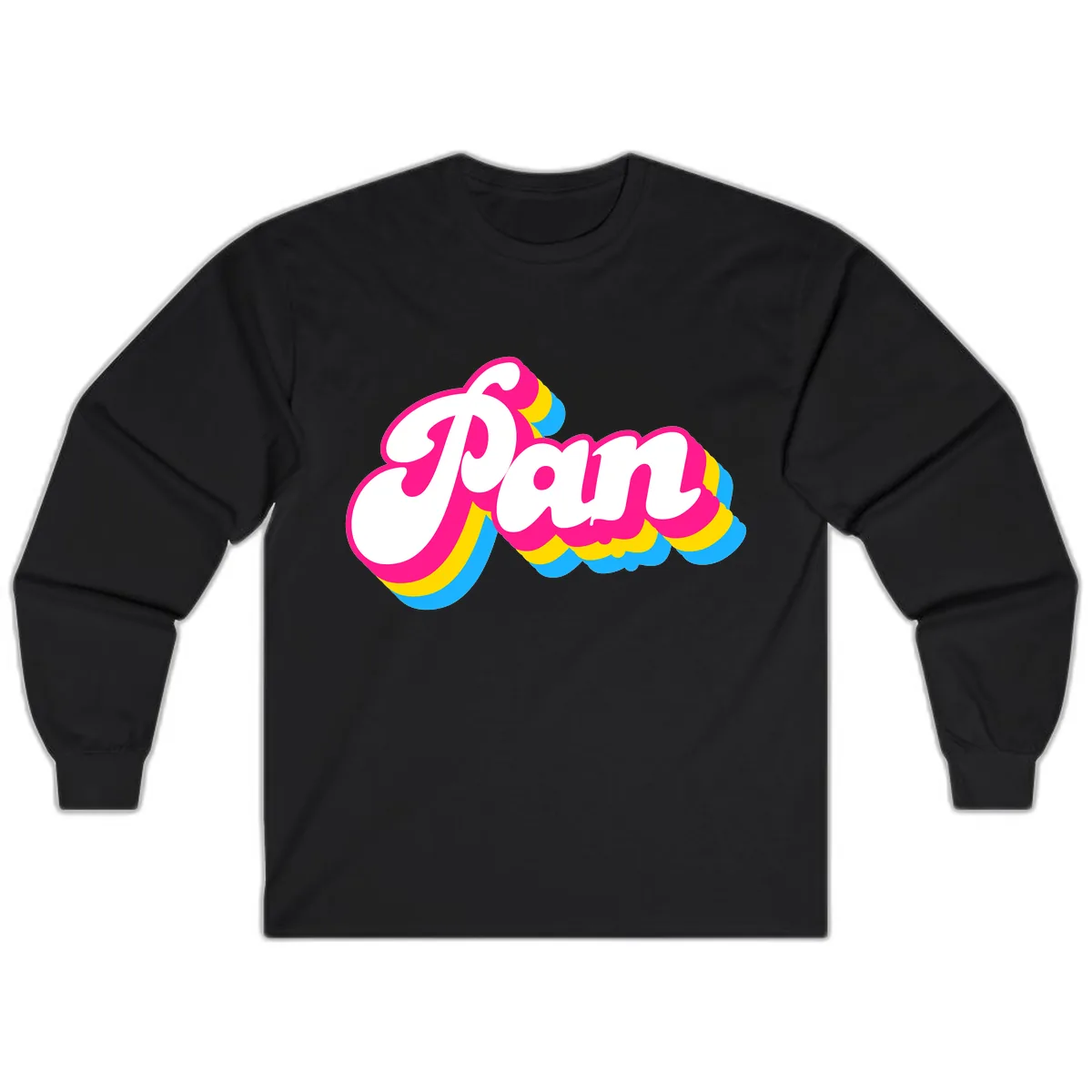Pam Retro Pop Art Design Long Sleeve in Black