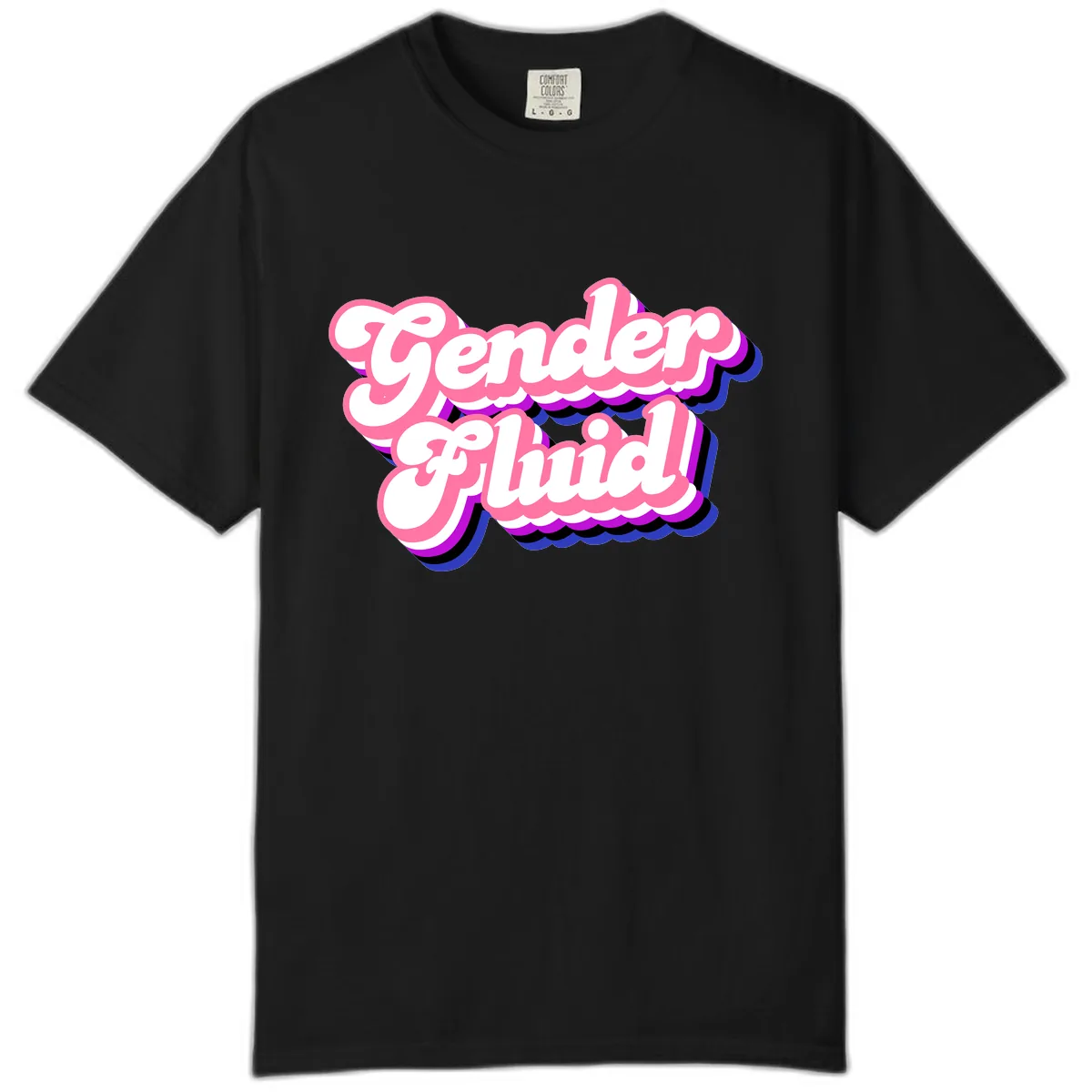 Gender Fluid Comfort Color in Black
