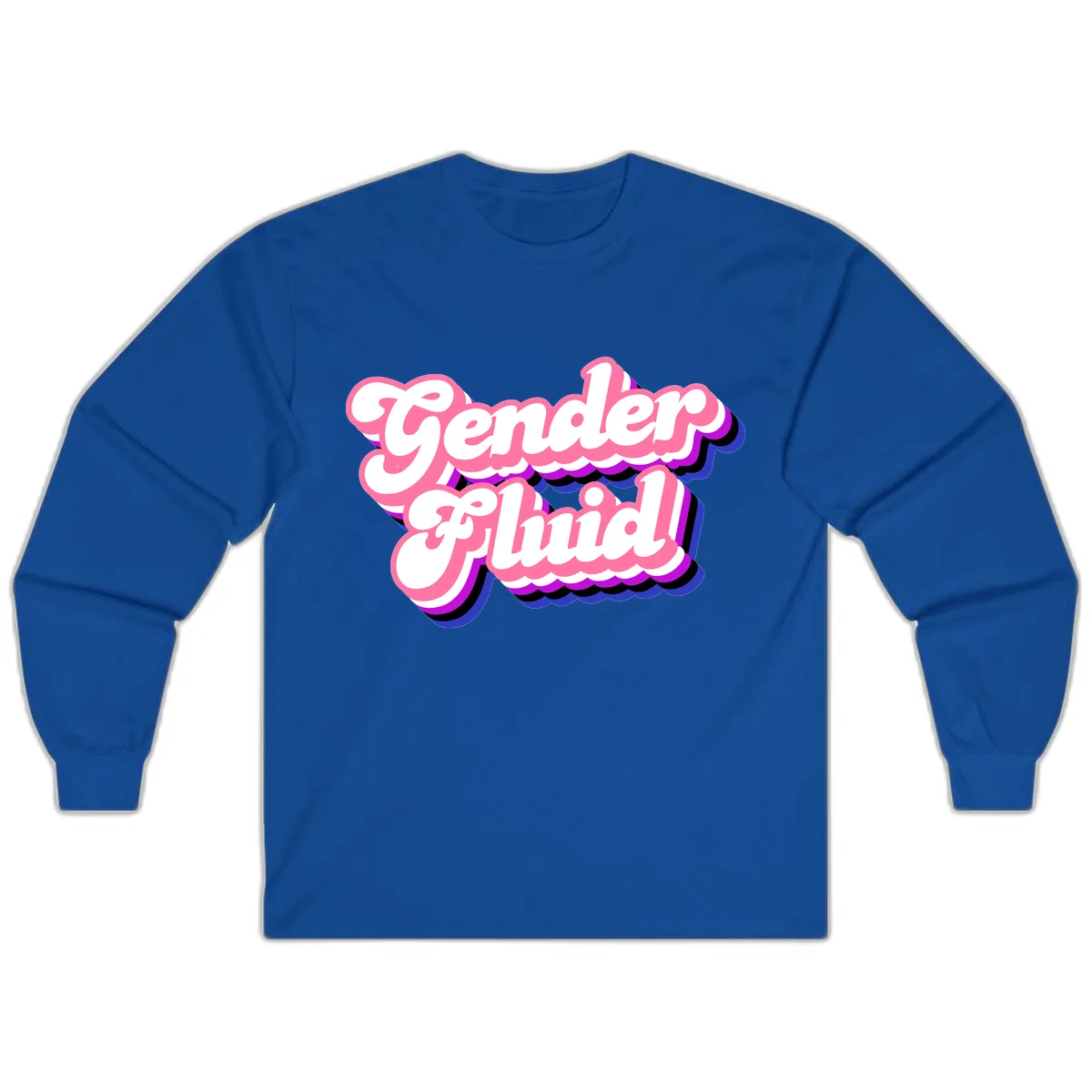 Gender Fluid Long Sleeve in Royal