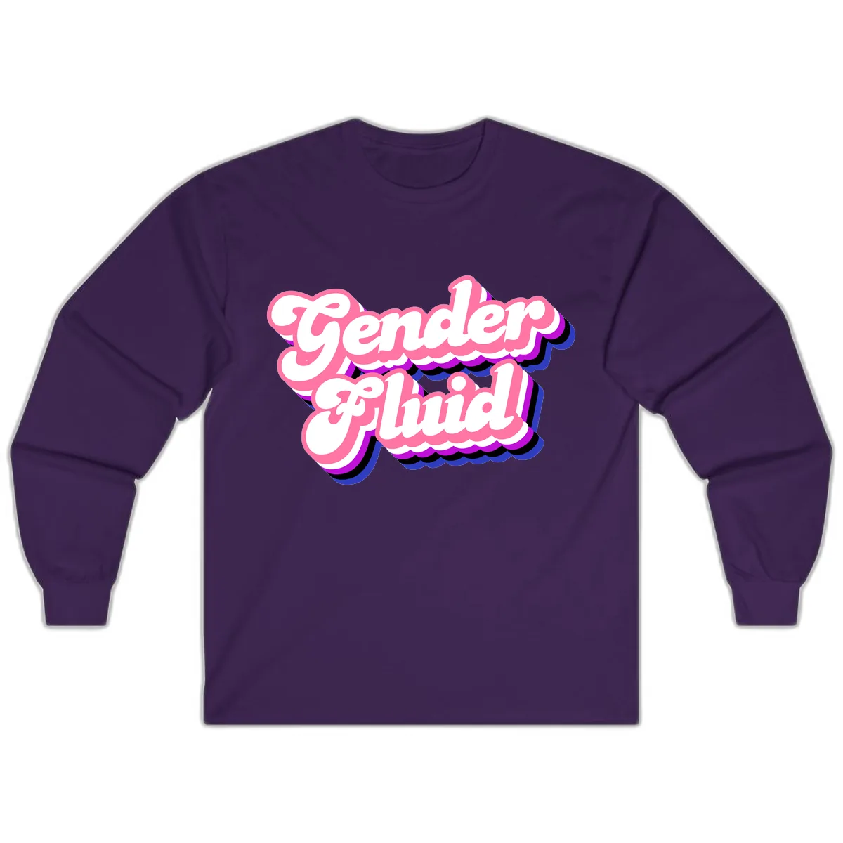 Gender Fluid Long Sleeve in Purple