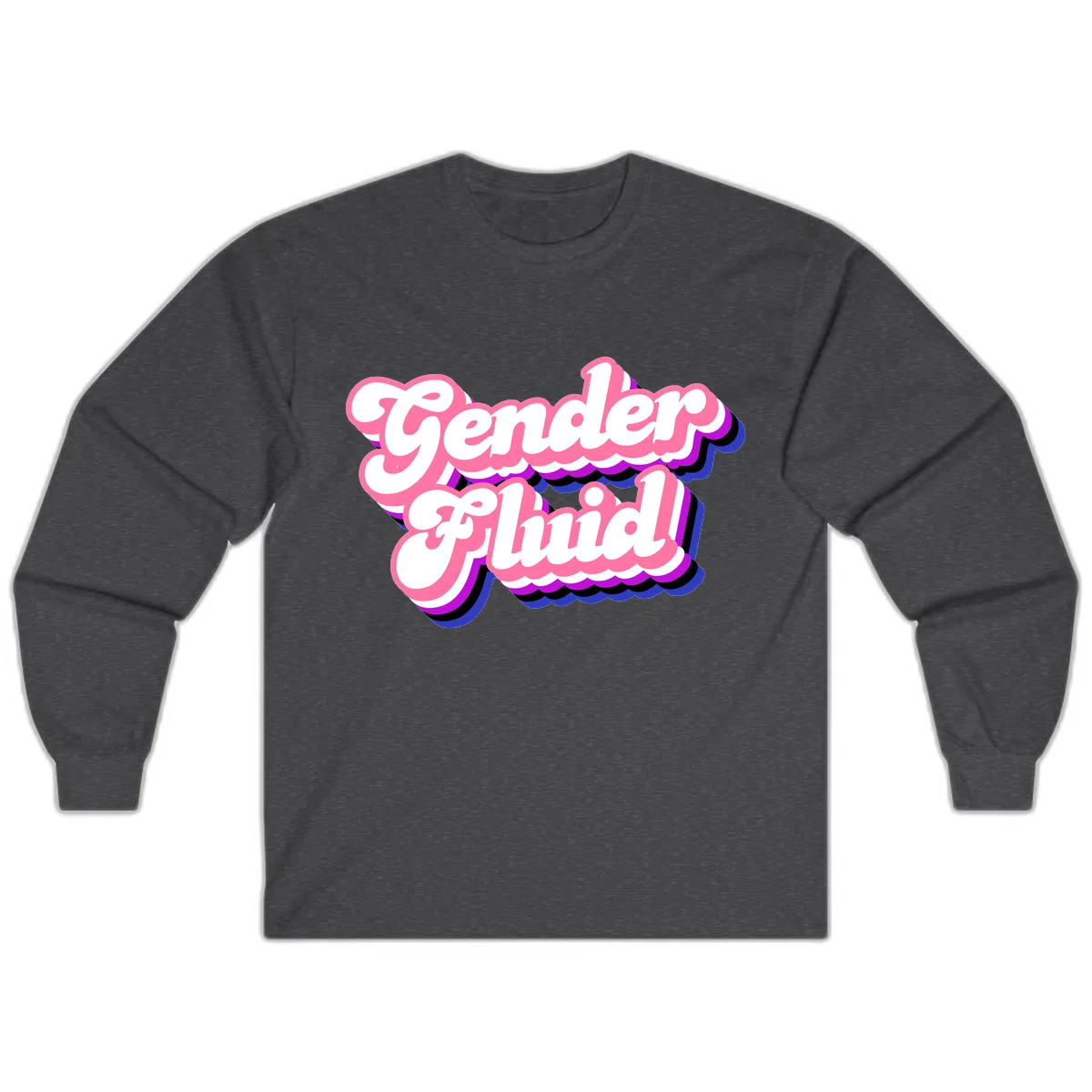 Gender Fluid Long Sleeve in Dark Heather