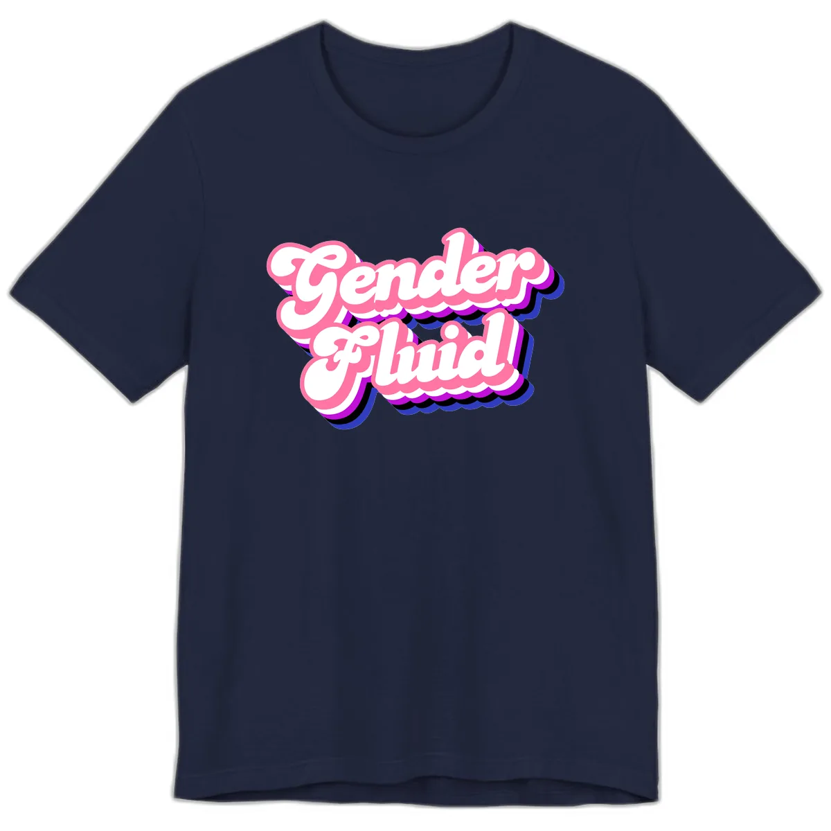 Gender Fluid Premium T-Shirt in Navy