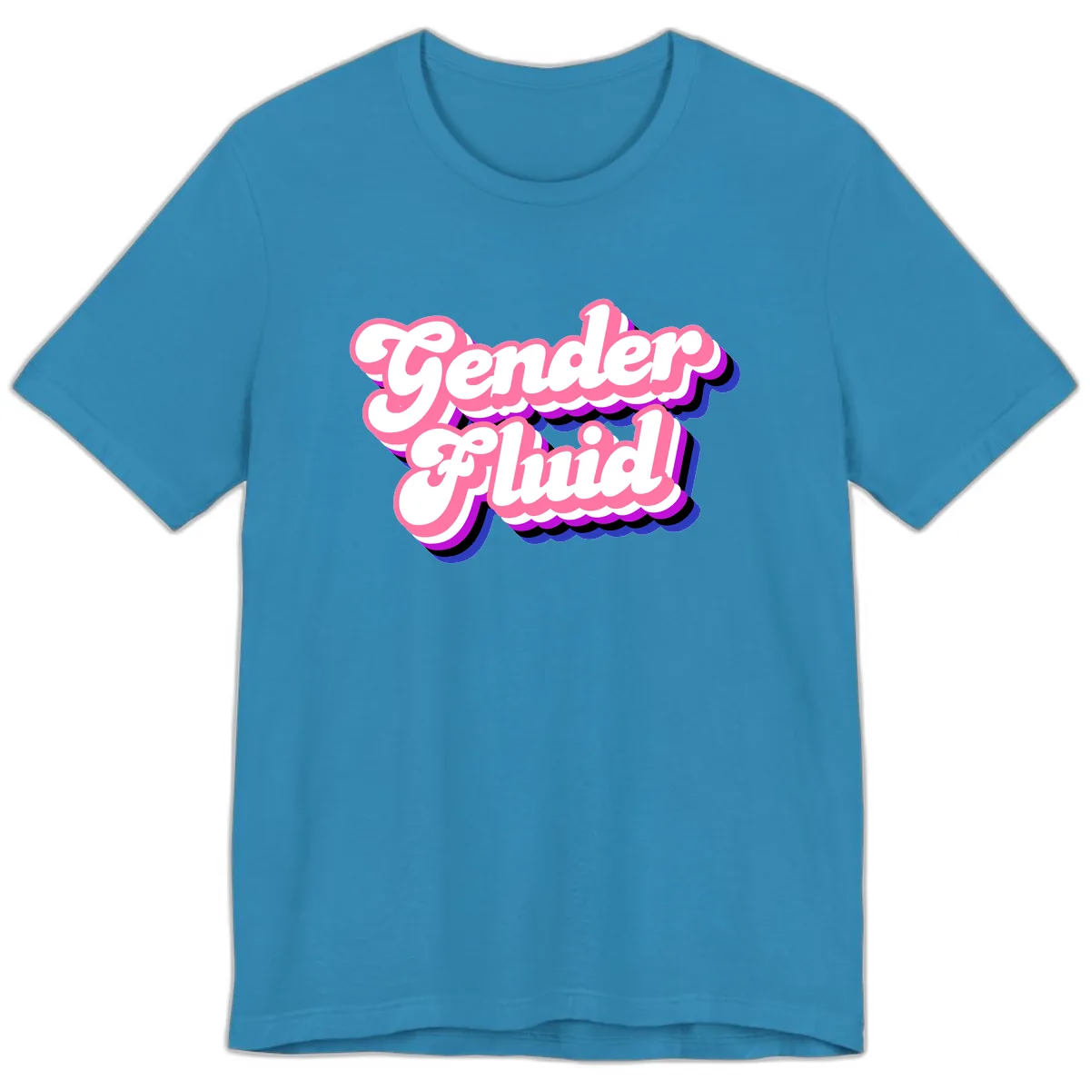 Gender Fluid Premium T-Shirt in Aqua