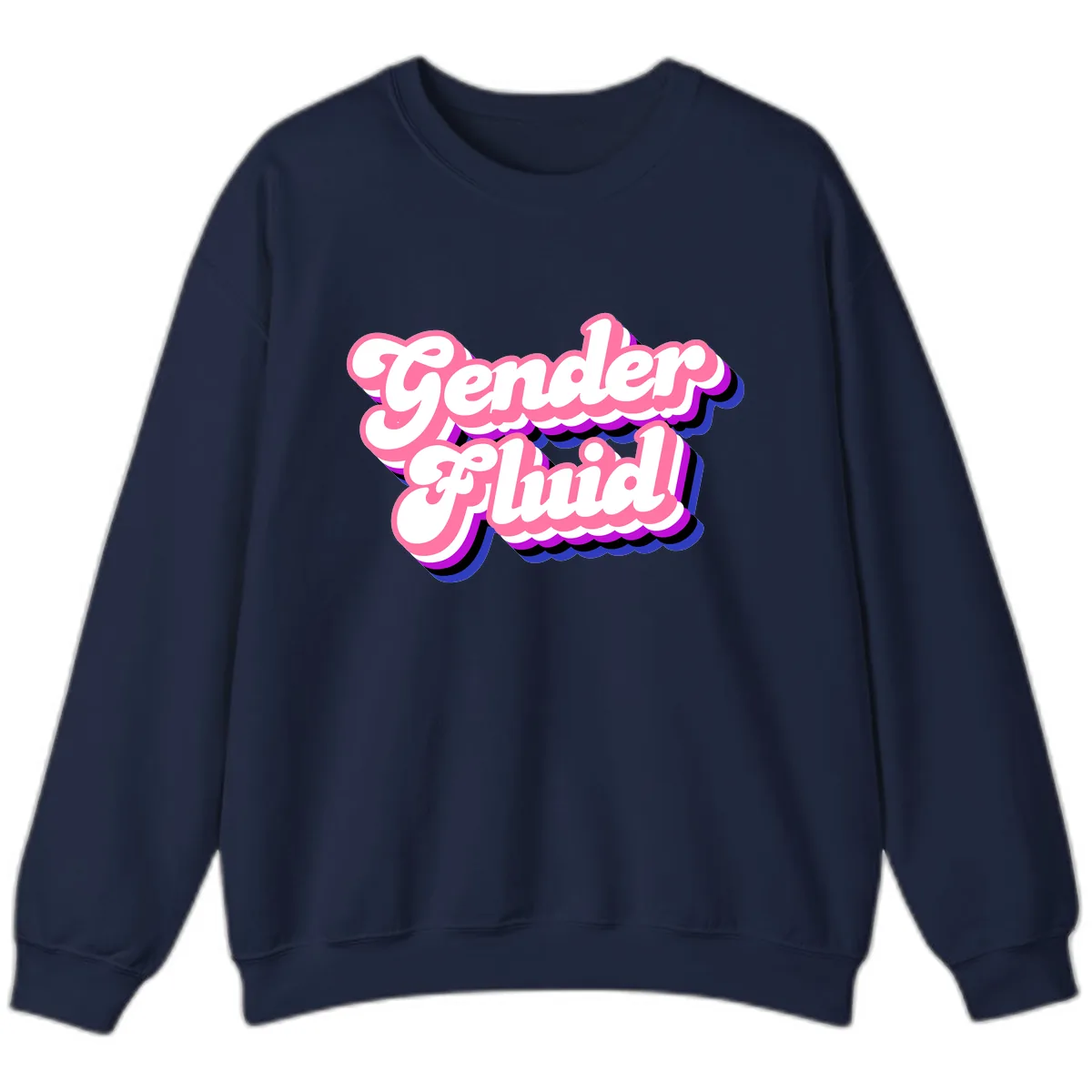 Gender Fluid Sweatshirt in Navy