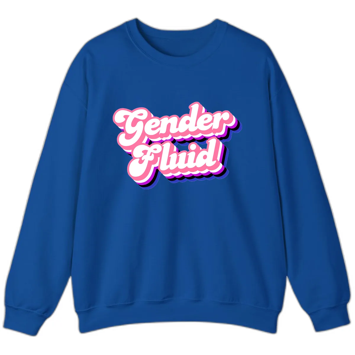Gender Fluid Sweatshirt in Royal