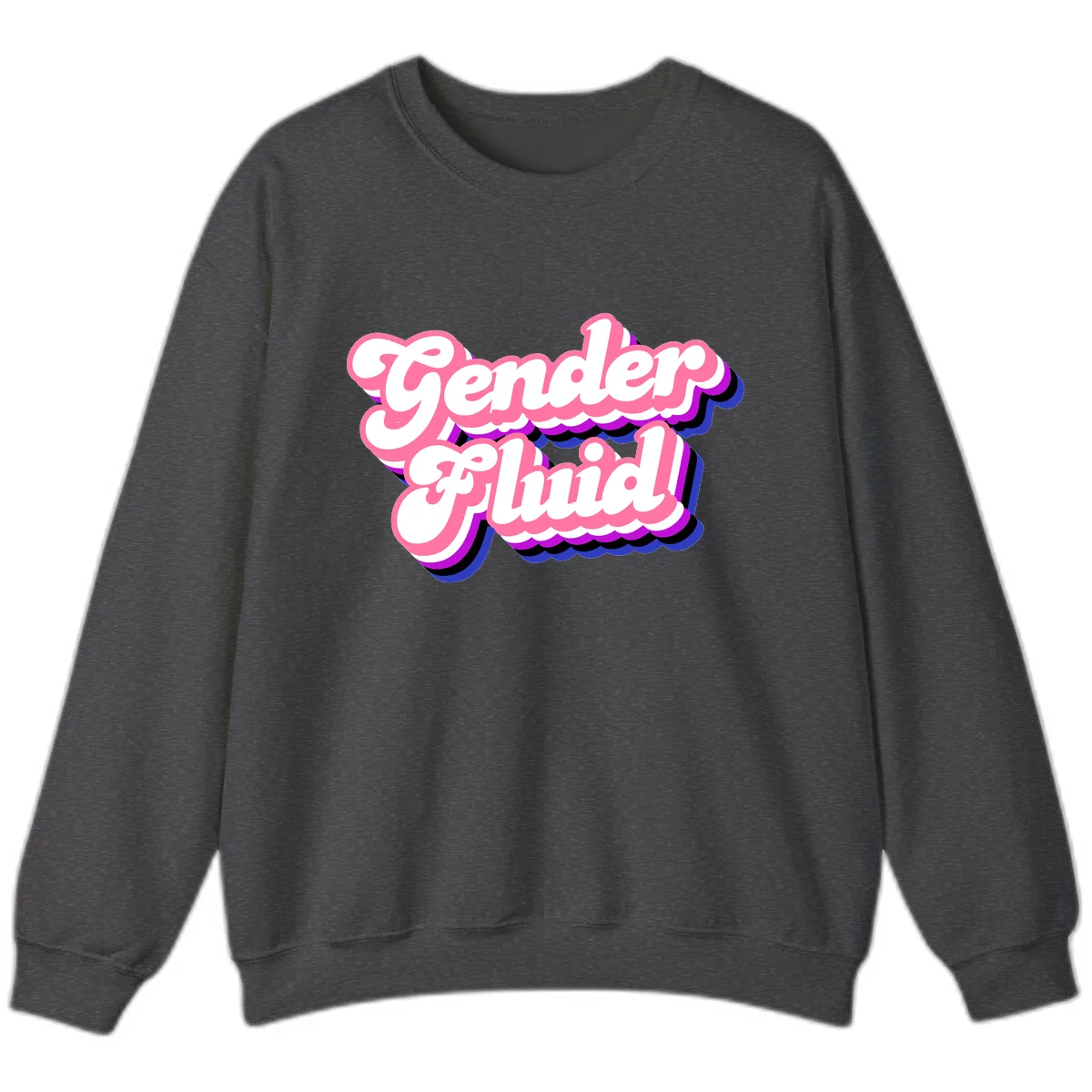 Gender Fluid Sweatshirt in Dark Heather