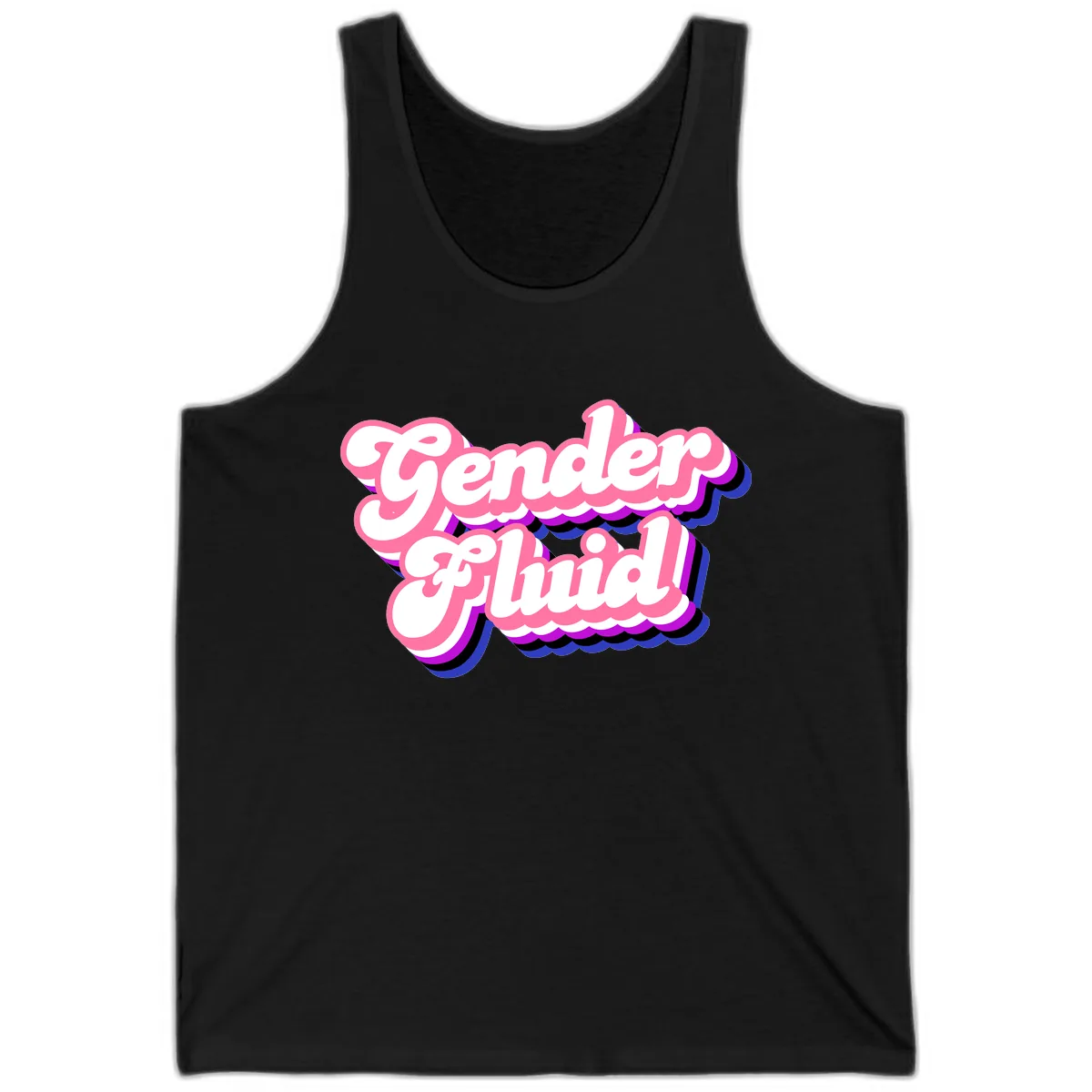 Gender Fluid Tank in Black