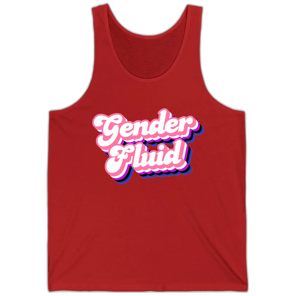 Gender Fluid Tank in Red