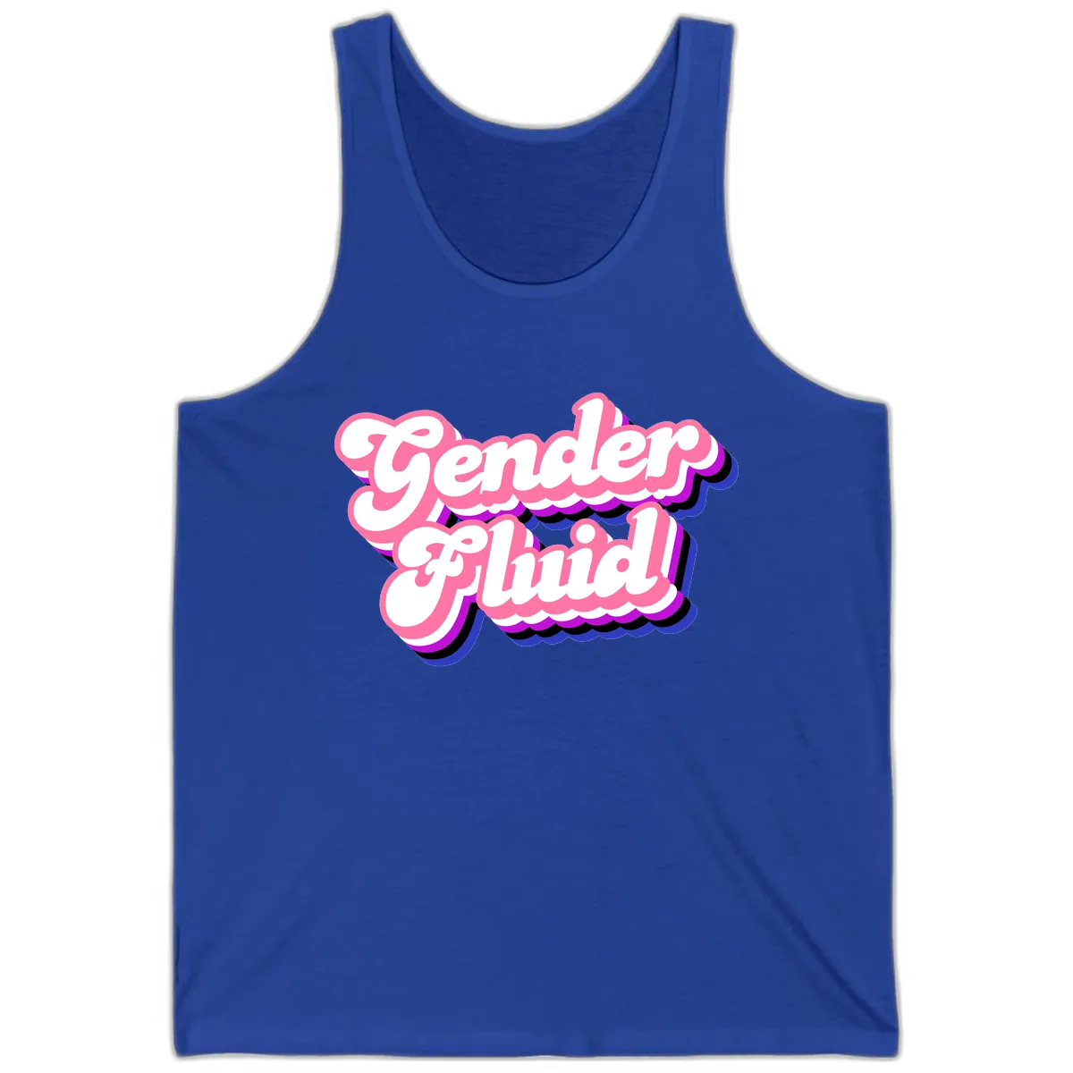 Gender Fluid Tank in True Royal