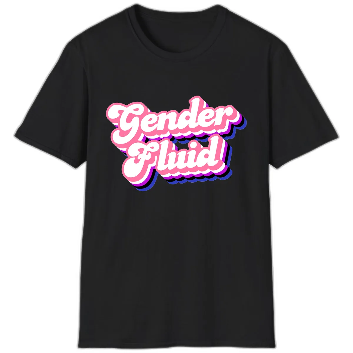 Gender Fluid T-Shirt in Black