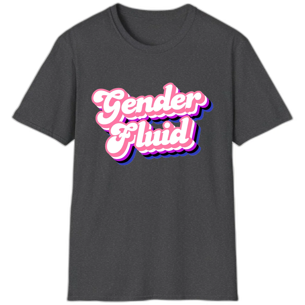 Gender Fluid T-Shirt in Dark Heather