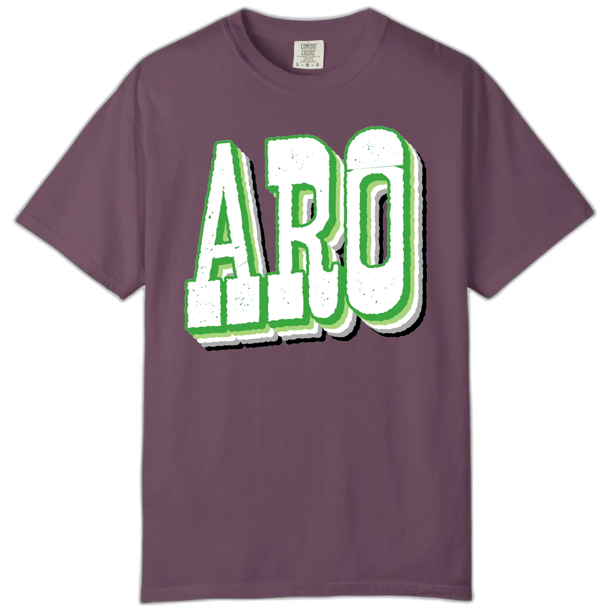 Aro Pride Design Comfort Color in Berry