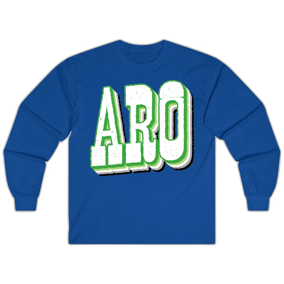 Aro Pride Design Long Sleeve in Royal