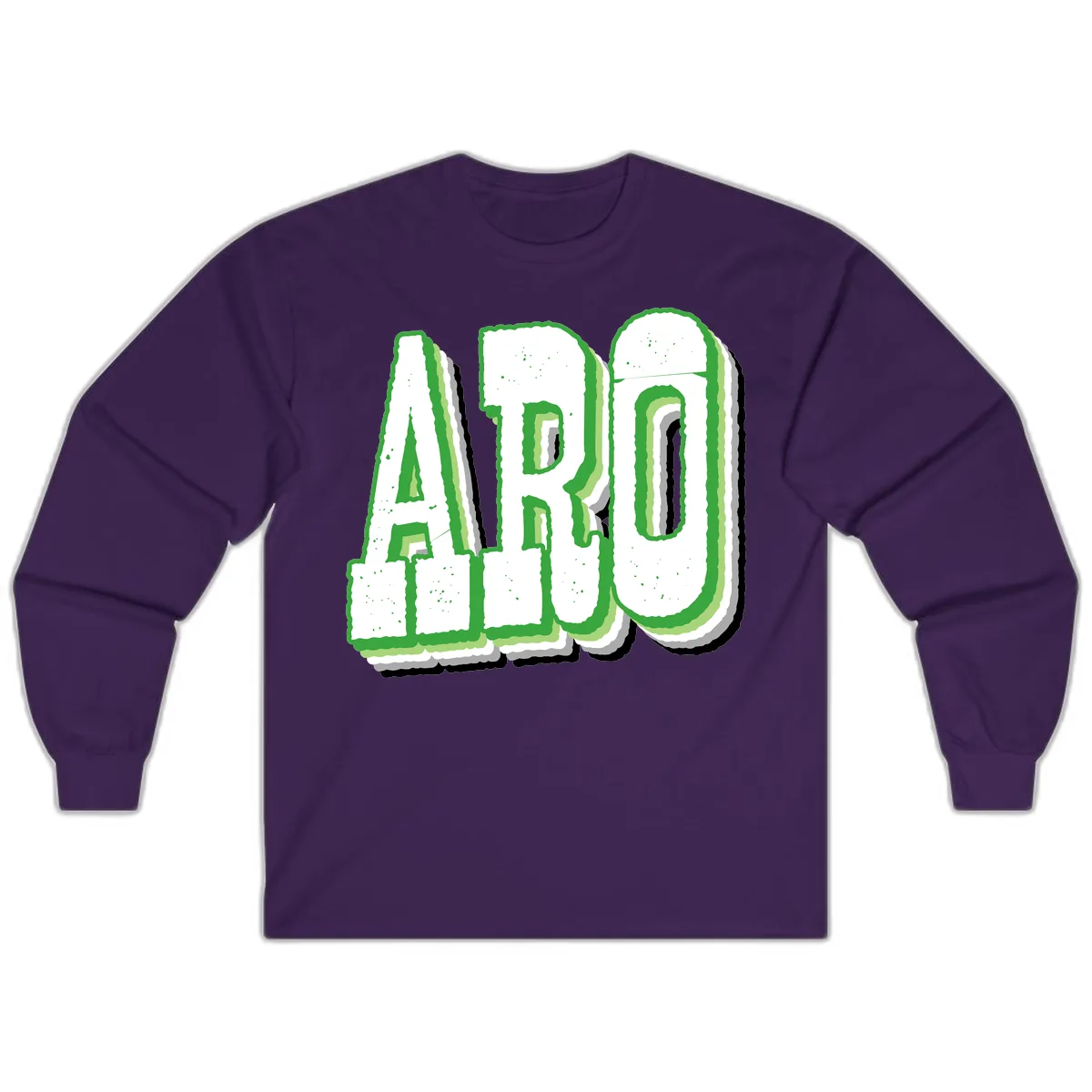 Aro Pride Design Long Sleeve in Purple