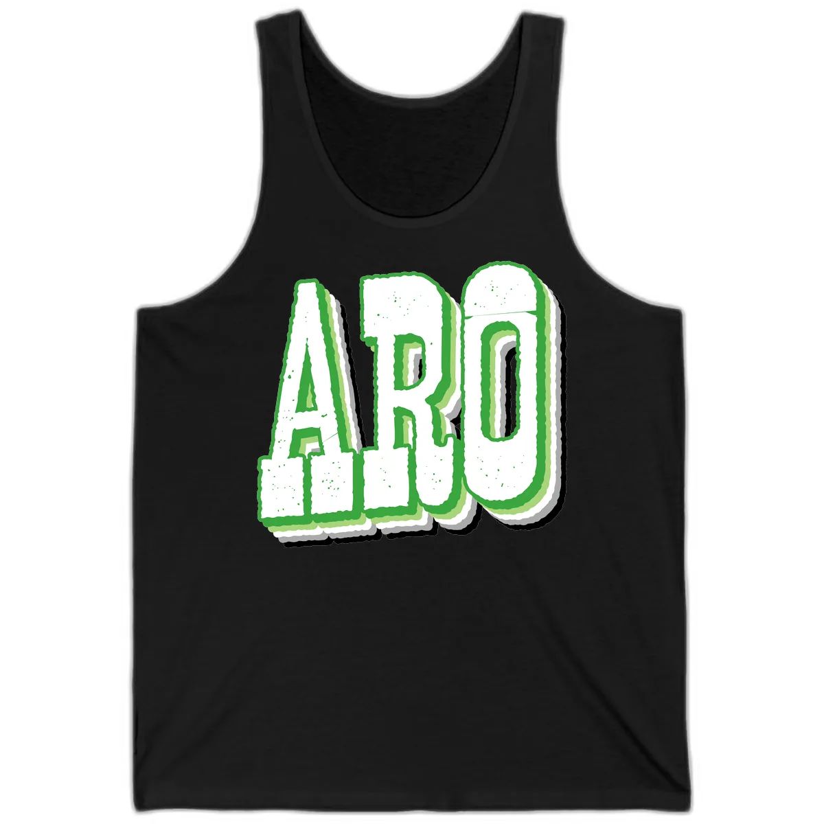Aro Pride Design Tank in Black