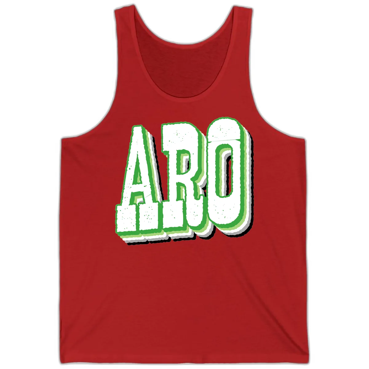 Aro Pride Design Tank in Red