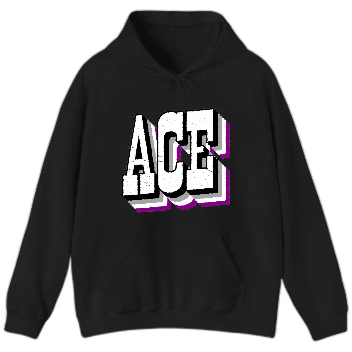 Alaska Cruise Adventure Typography Hoodie in Black