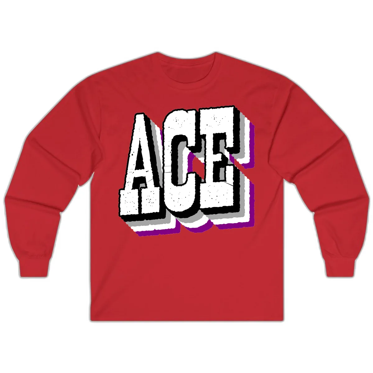 Alaska Cruise Adventure Typography Long Sleeve in Red