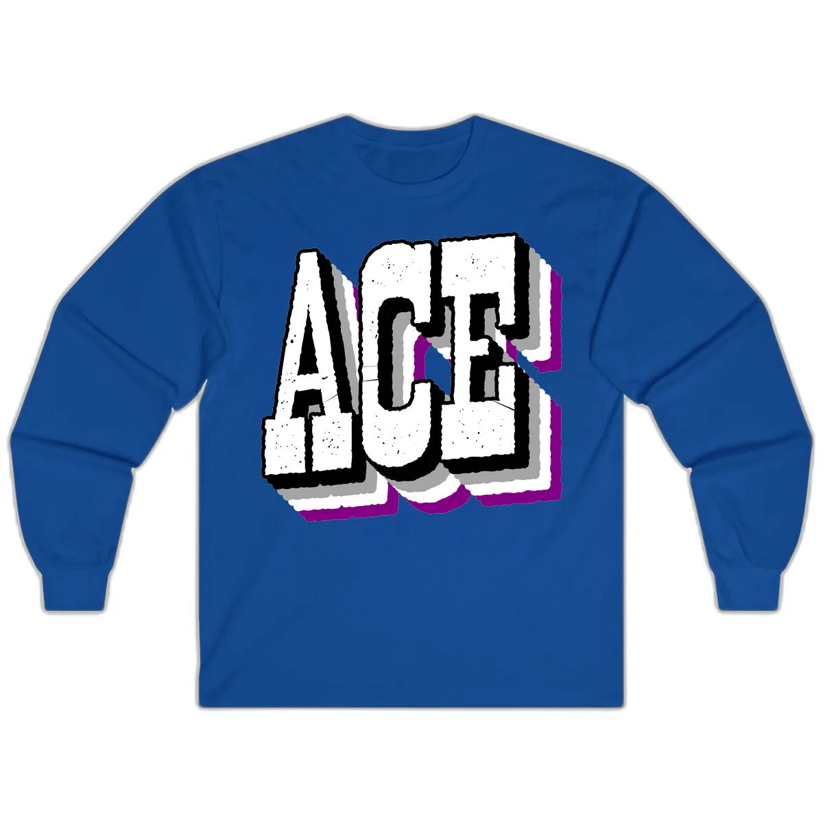 Alaska Cruise Adventure Typography Long Sleeve in Royal