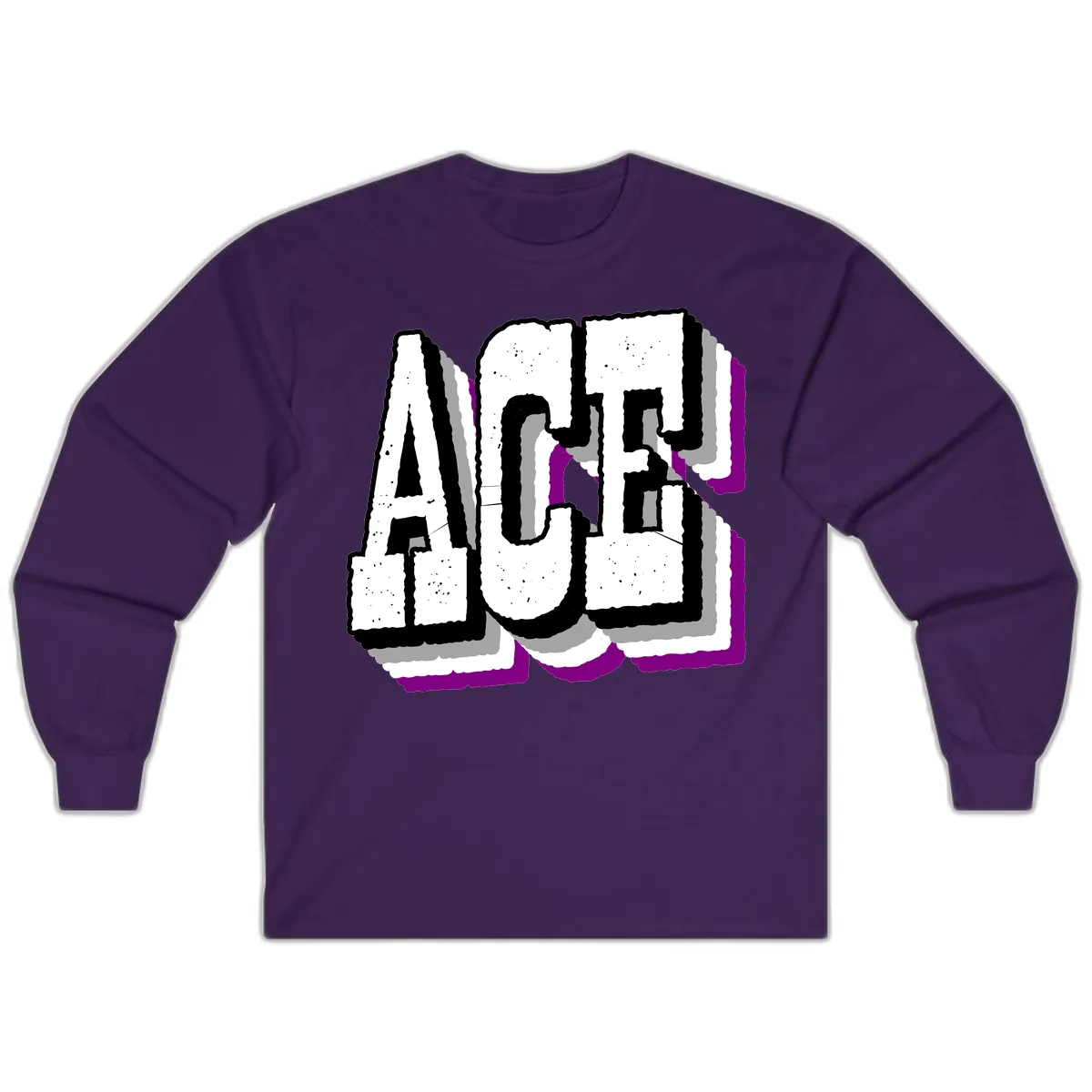 Alaska Cruise Adventure Typography Long Sleeve in Purple