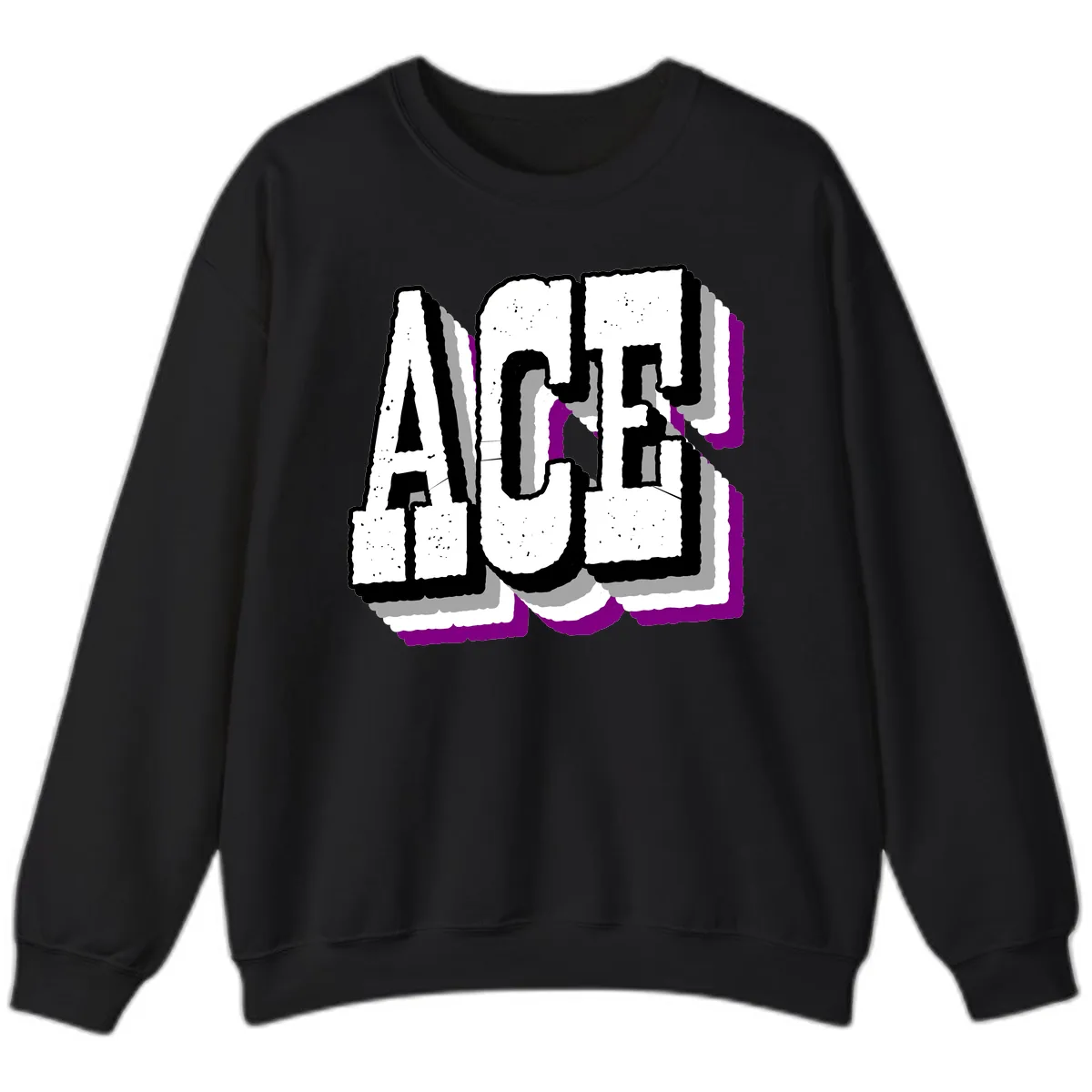 Alaska Cruise Adventure Typography Sweatshirt in Black