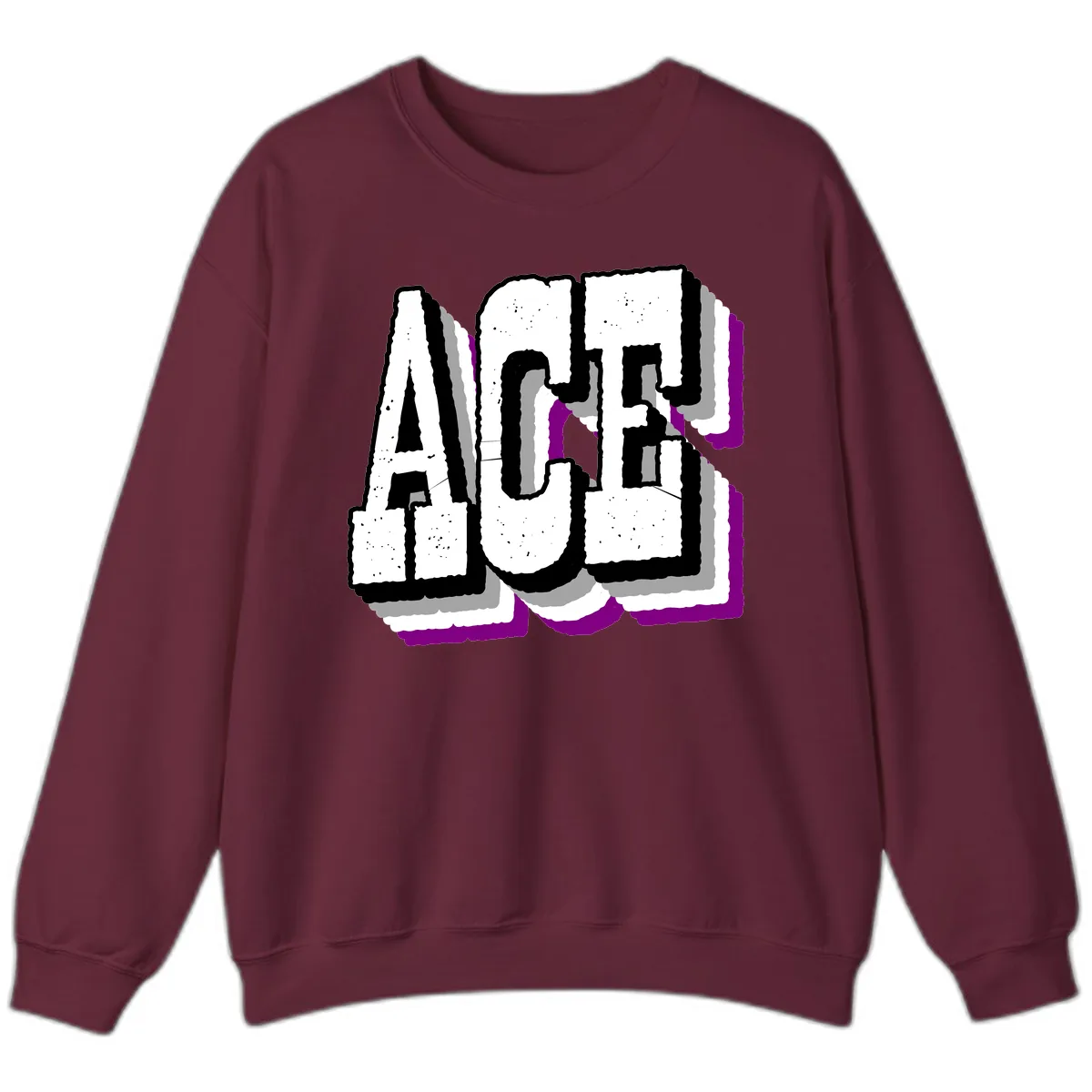 Alaska Cruise Adventure Typography Sweatshirt in Maroon
