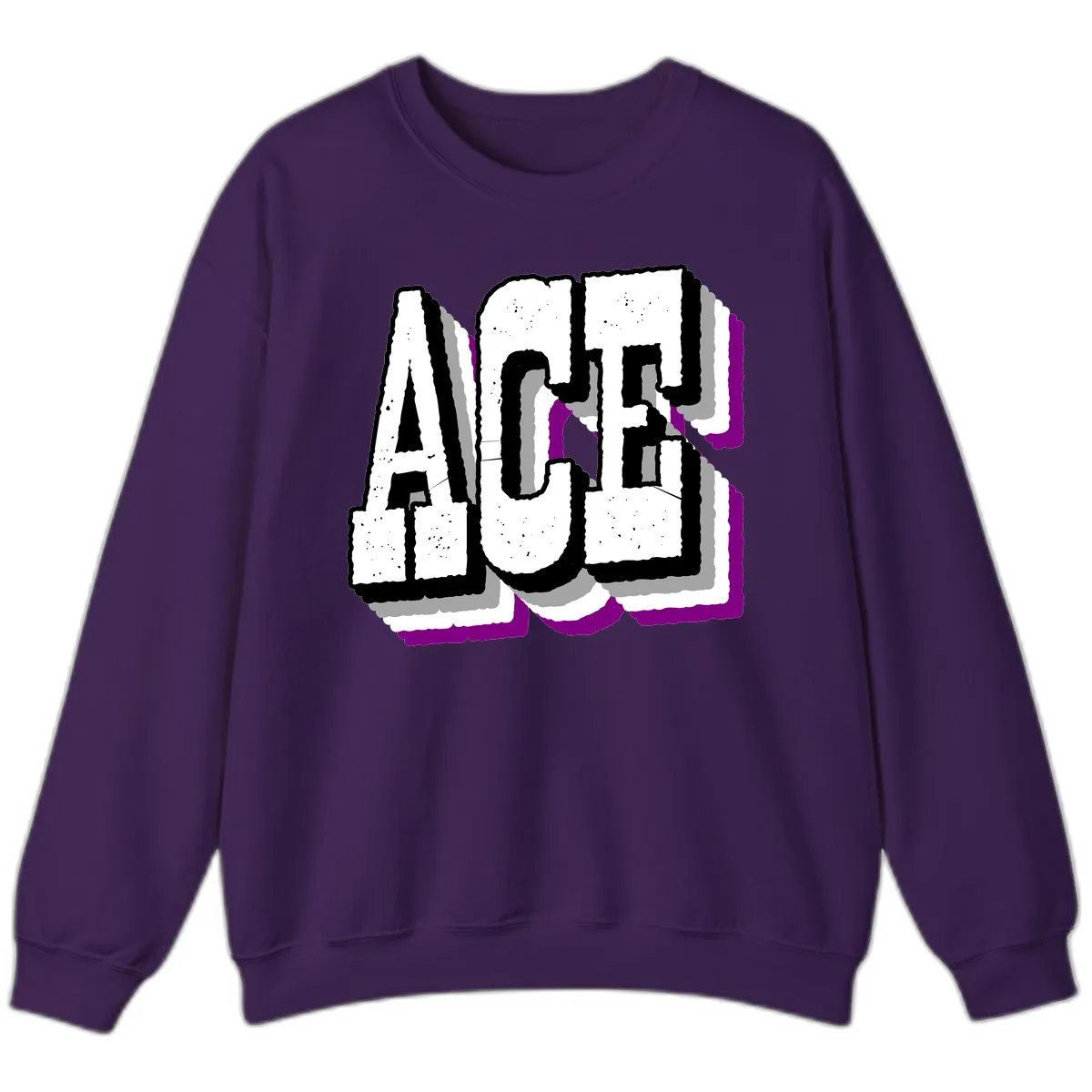 Alaska Cruise Adventure Typography Sweatshirt in Purple