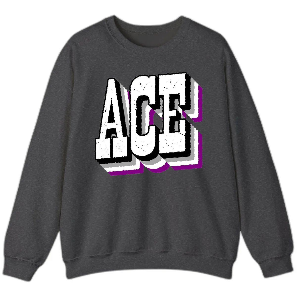 Alaska Cruise Adventure Typography Sweatshirt in Dark Heather