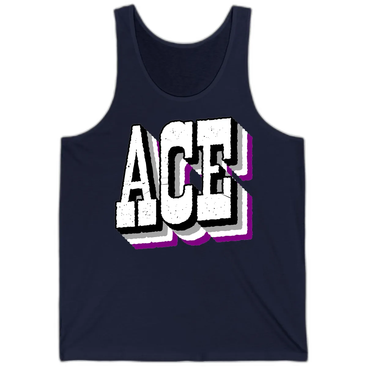 Alaska Cruise Adventure Typography Tank in Navy