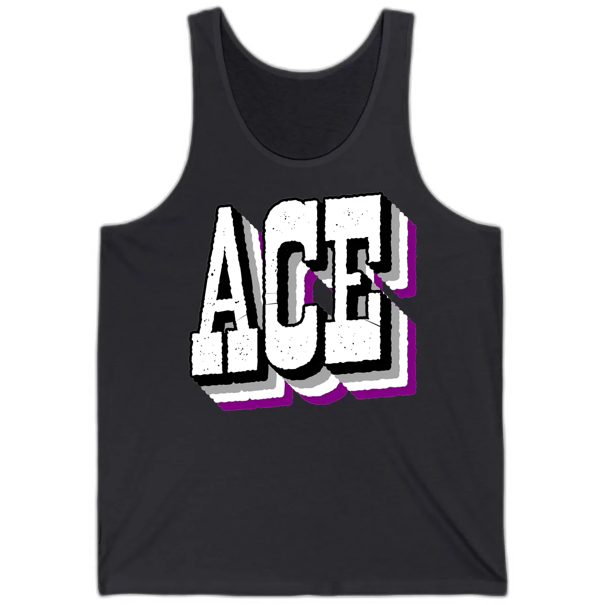 Alaska Cruise Adventure Typography Tank in Dark Grey