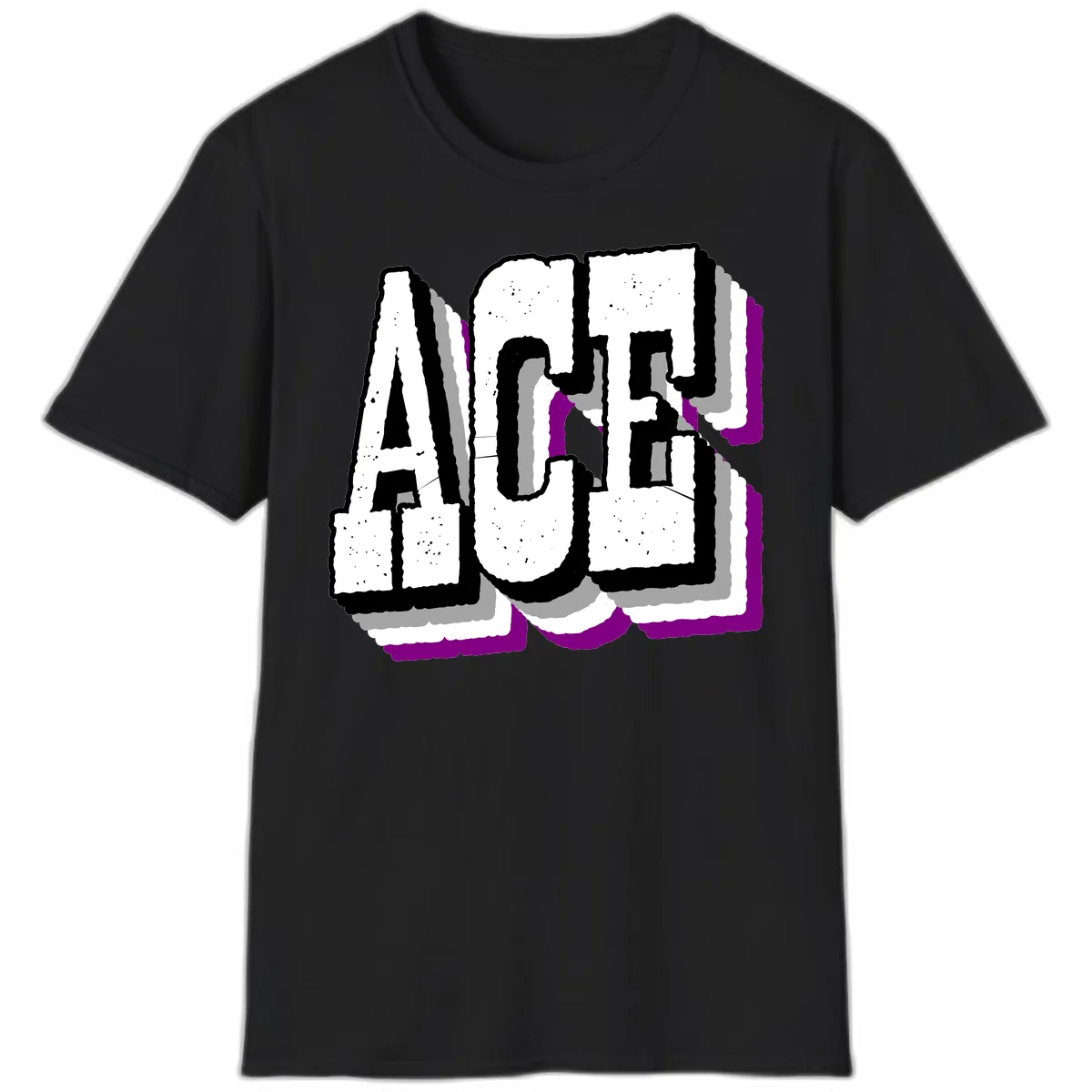 Alaska Cruise Adventure Typography T-Shirt in Black