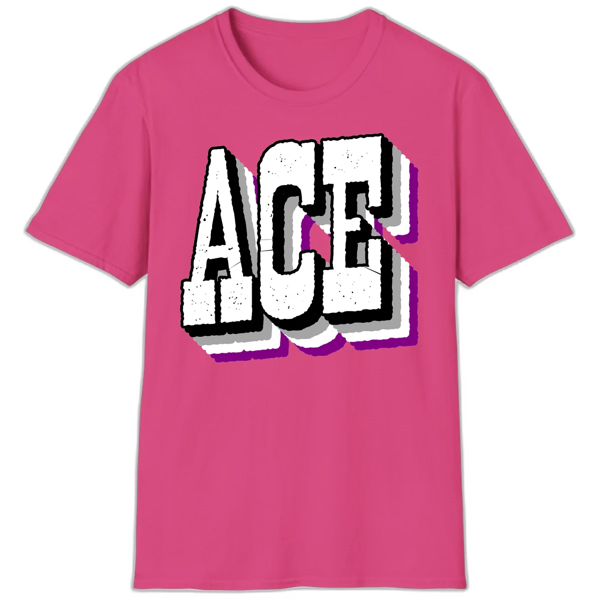 Alaska Cruise Adventure Typography T-Shirt in Heliconia