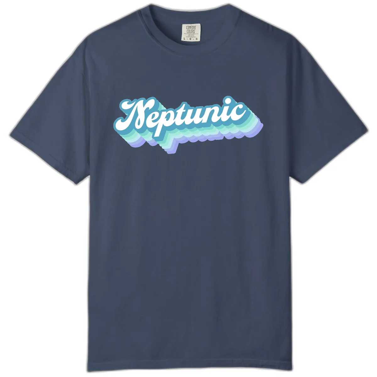 Neptune Cloud Typography Comfort Color in Midnight