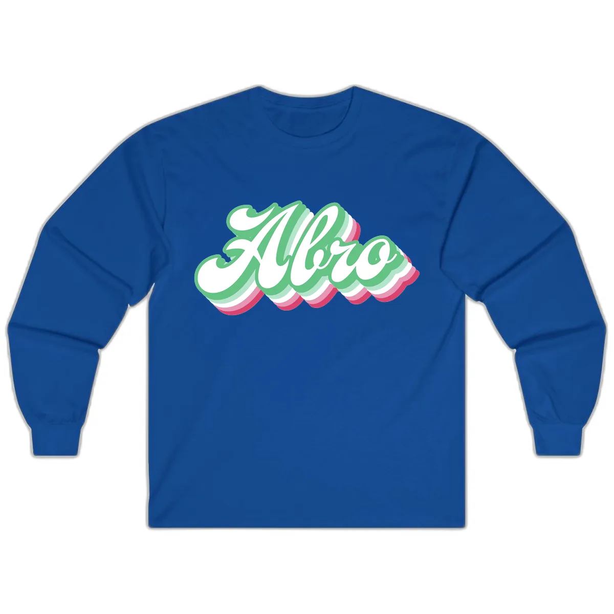 Hello Wavy Pride Long Sleeve in Royal