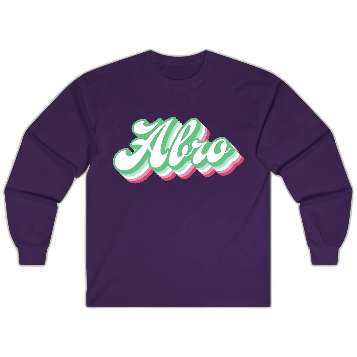 Hello Wavy Pride Long Sleeve in Purple