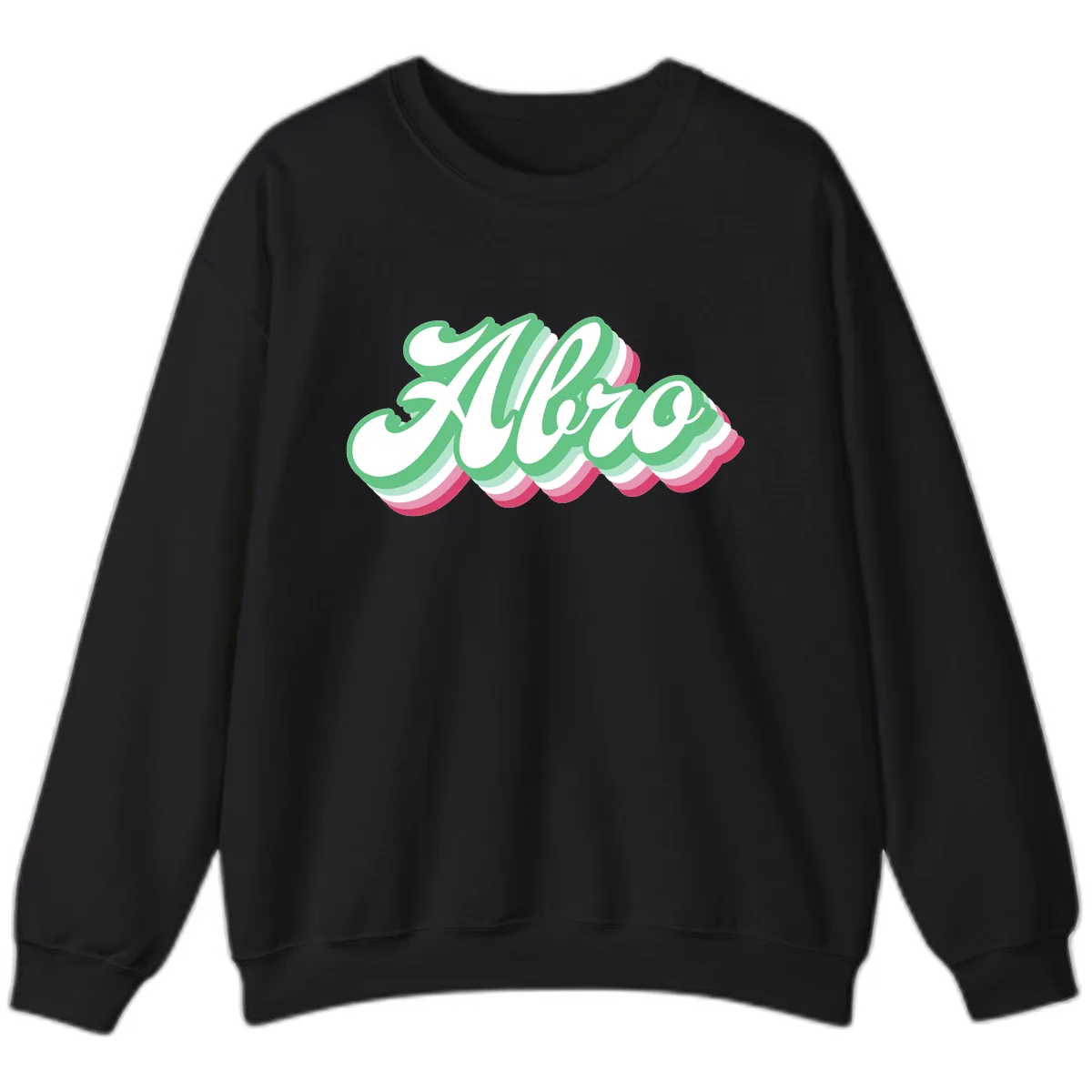 Hello Wavy Pride Sweatshirt in Black