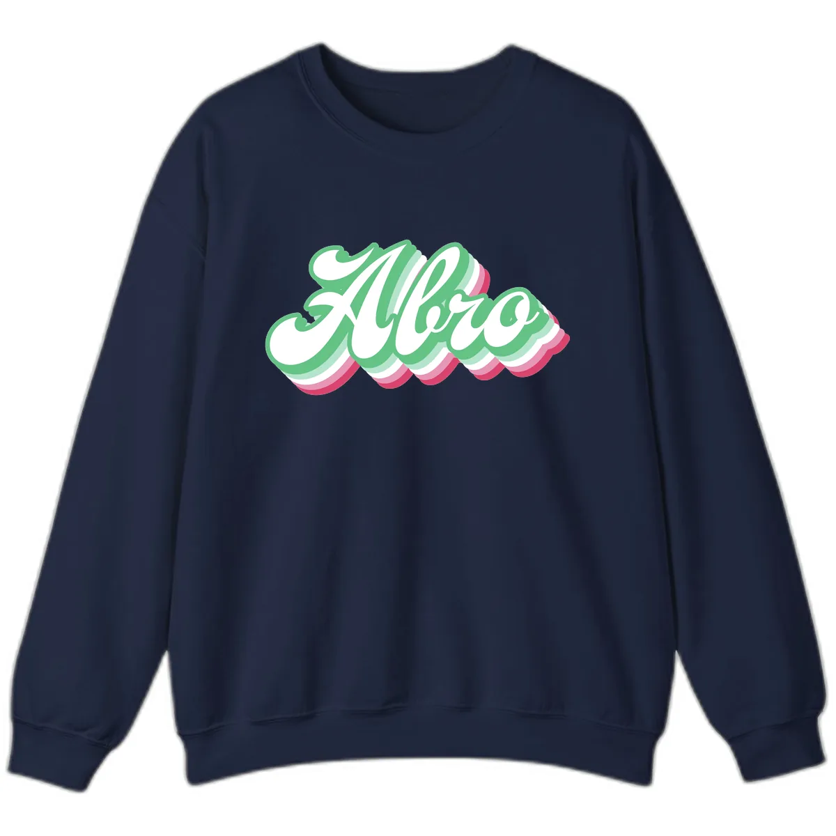 Hello Wavy Pride Sweatshirt in Navy