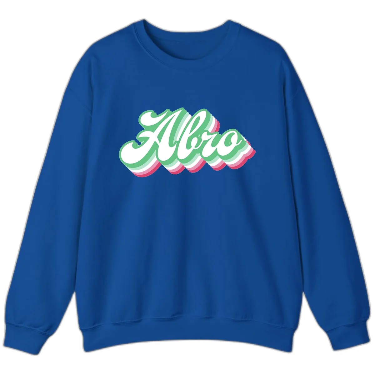 Hello Wavy Pride Sweatshirt in Royal