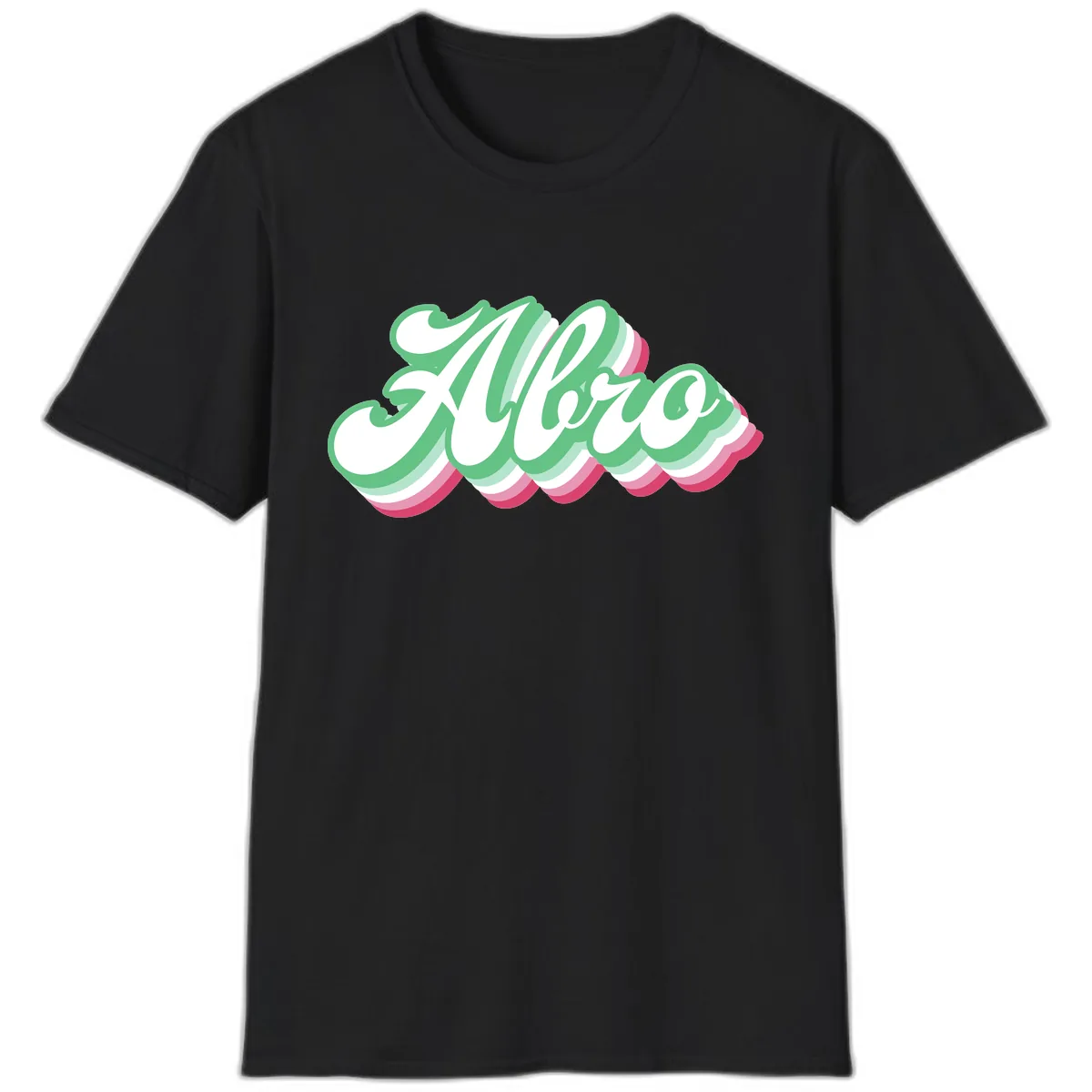 Hello Wavy Pride T-Shirt in Black