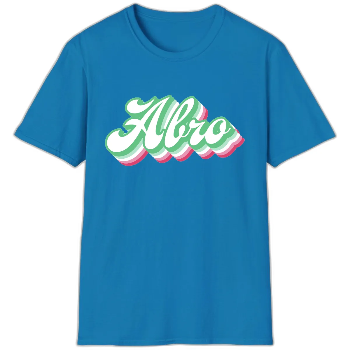 Hello Wavy Pride T-Shirt in Sapphire