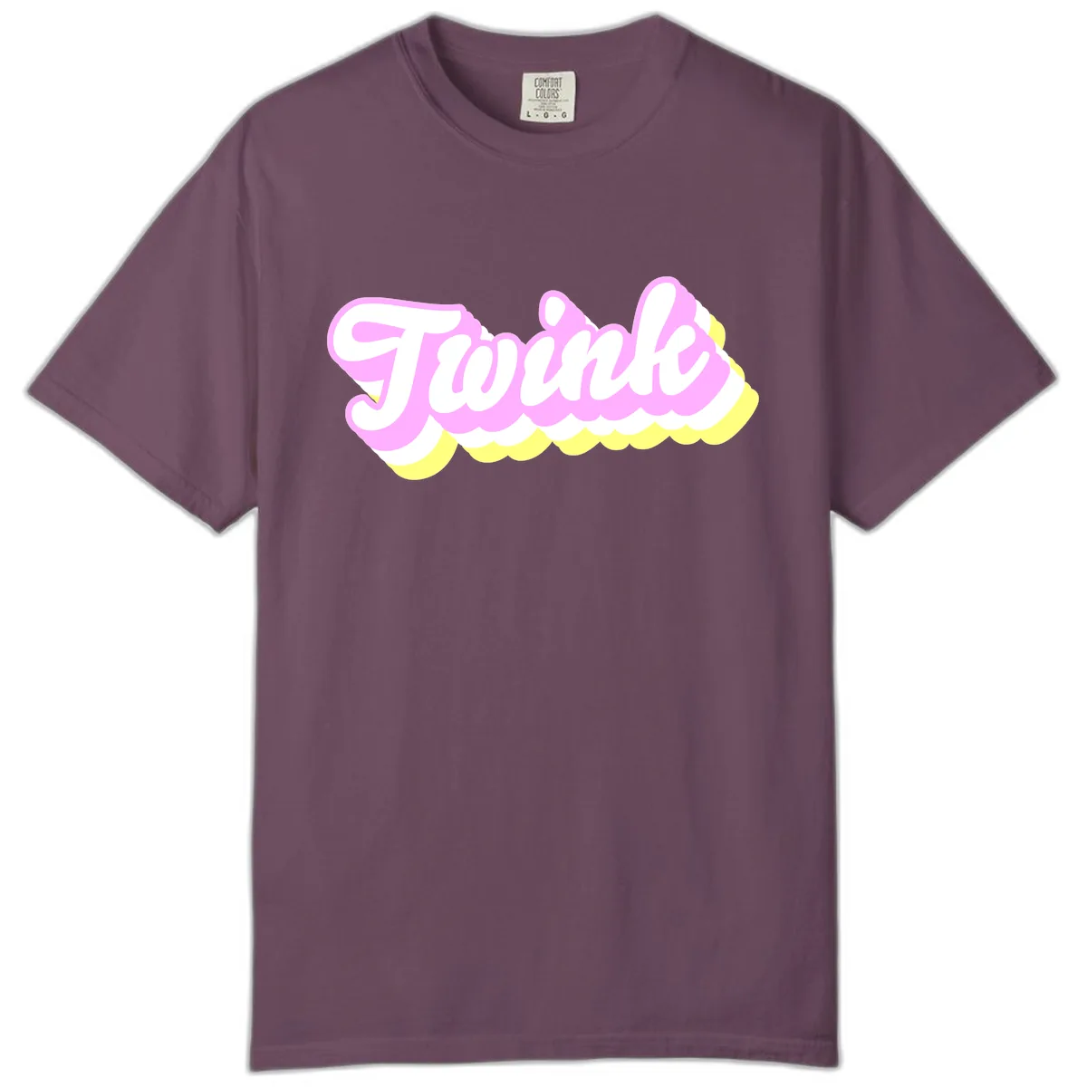 Frosted Pink Ice Cream Treat Comfort Color in Berry