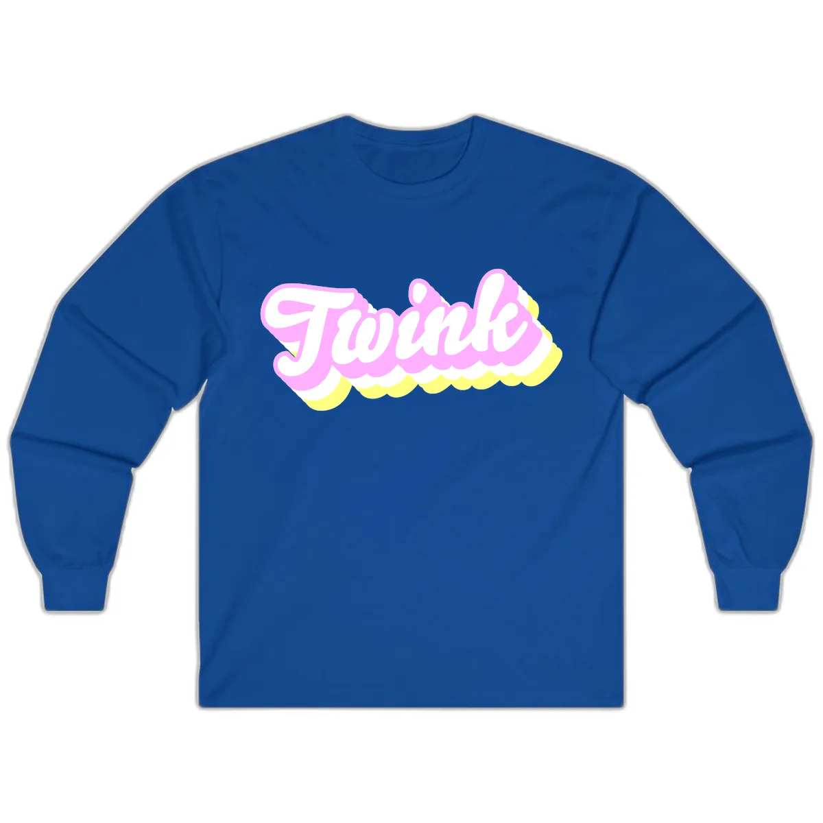 Frosted Pink Ice Cream Treat Long Sleeve in Royal