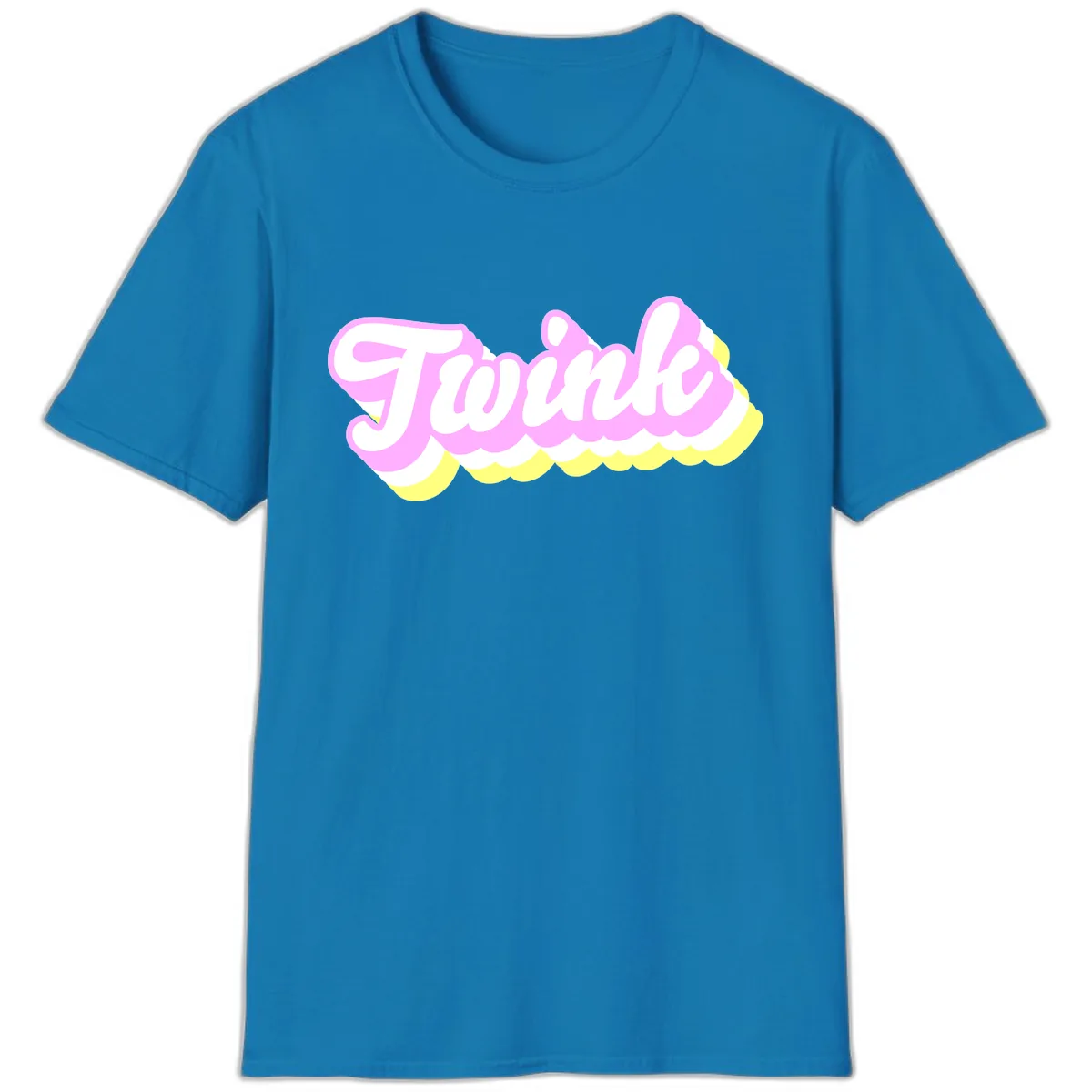 Frosted Pink Ice Cream Treat T-Shirt in Sapphire