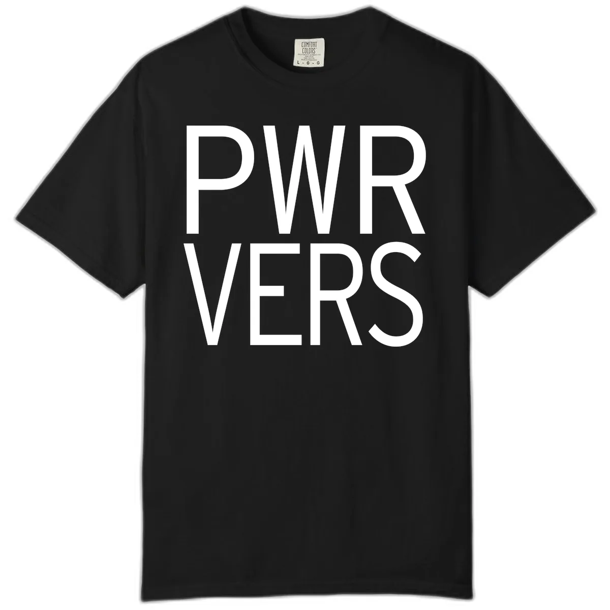 PWR VERS Pride Statement Comfort Color in Black