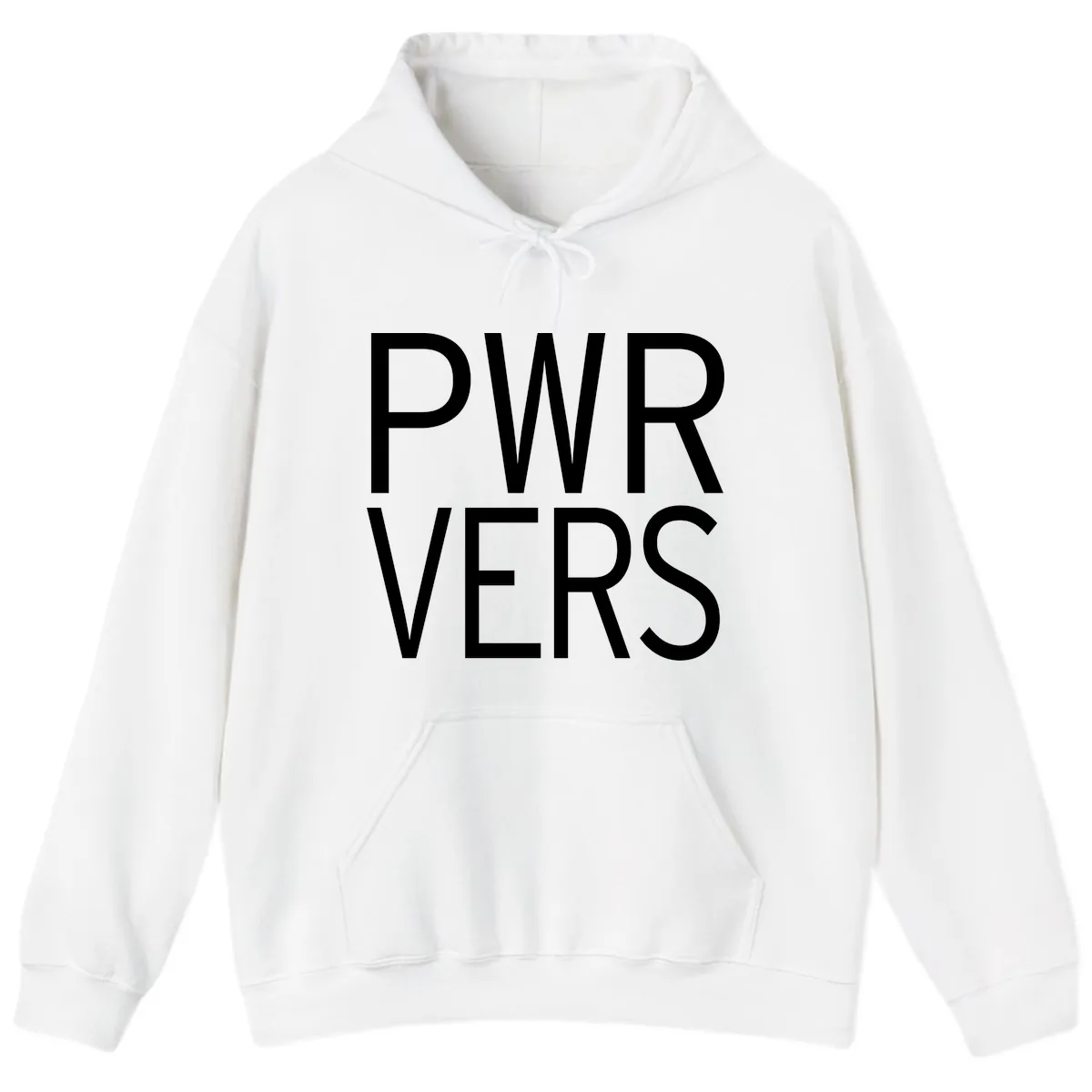 PWR VERS Pride Statement Hoodie in White