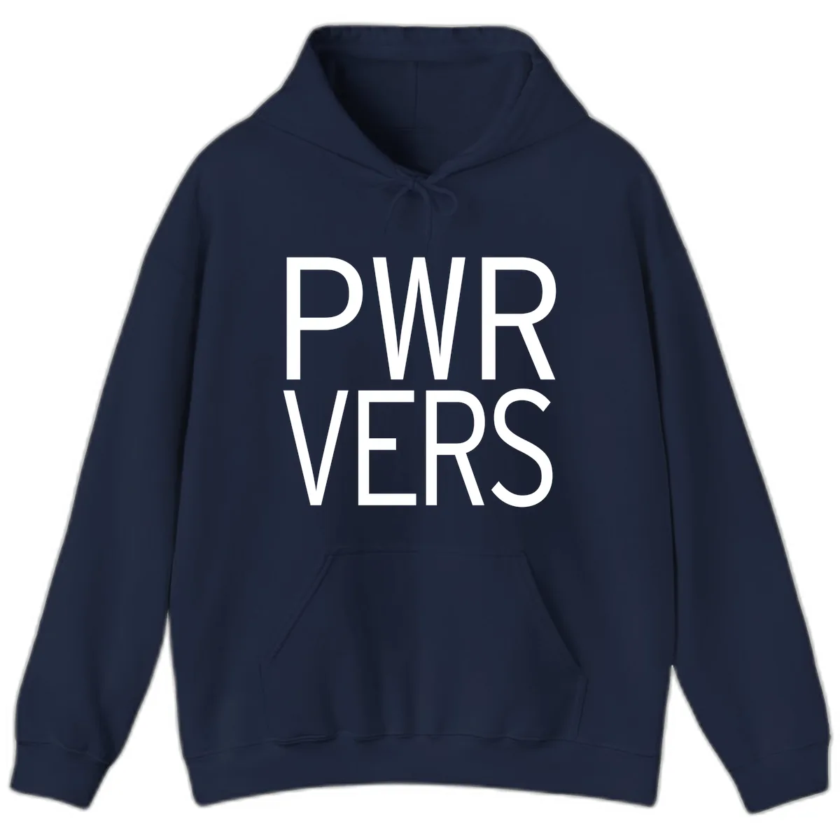 PWR VERS Pride Statement Hoodie in Navy