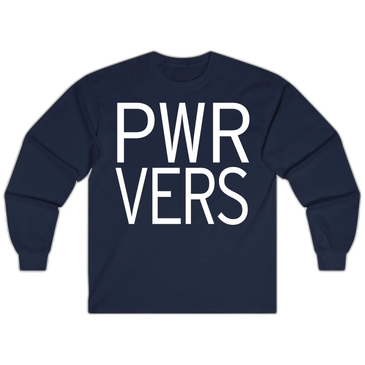 PWR VERS Pride Statement Long Sleeve in Navy