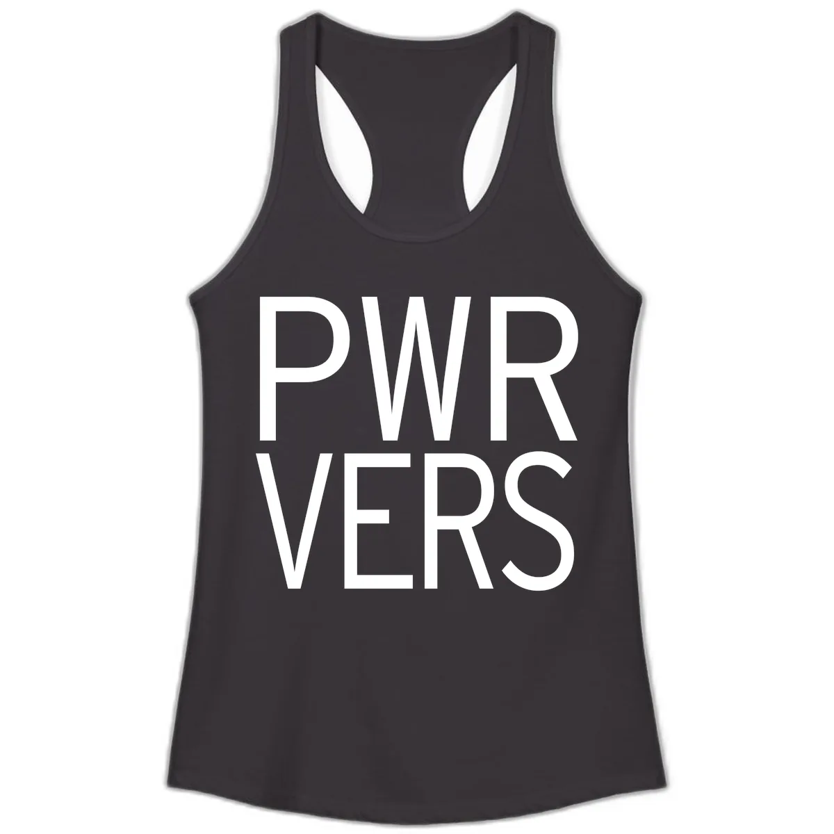 PWR VERS Pride Statement Ladies Tank in Black