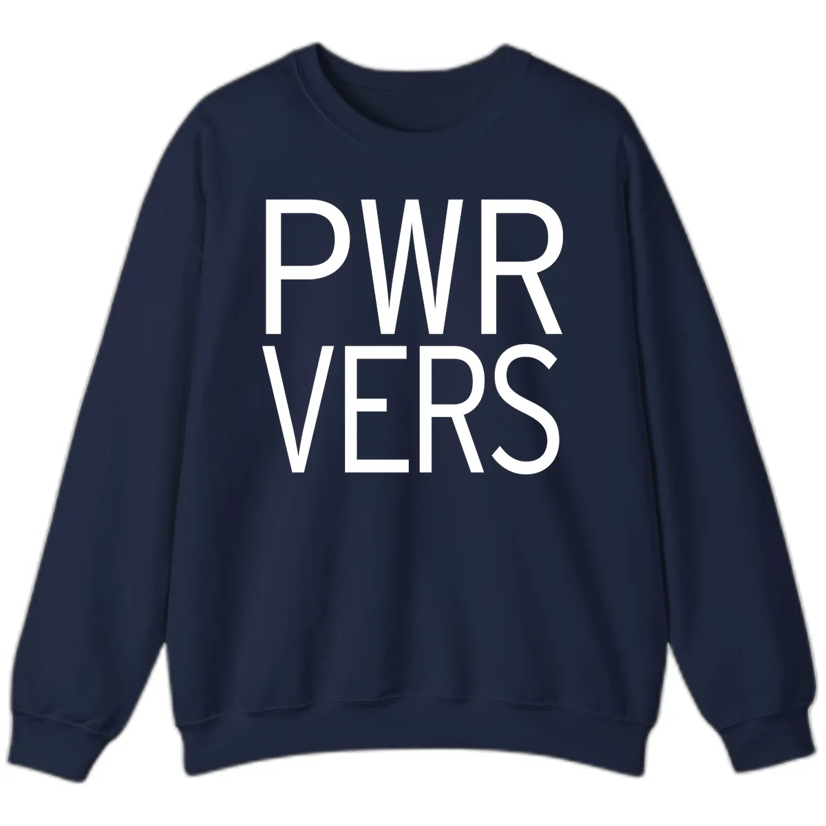 PWR VERS Pride Statement Sweatshirt in Navy